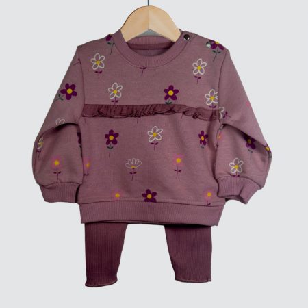 Babykleidung Mädchen Rüschen Sweatshirt Leggings